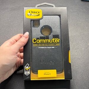 OtterBox Commuter Series iPhone X Case - Black and Yellow